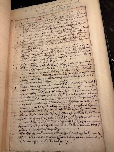 A list of questions prepared by Sir William Langhorne and others